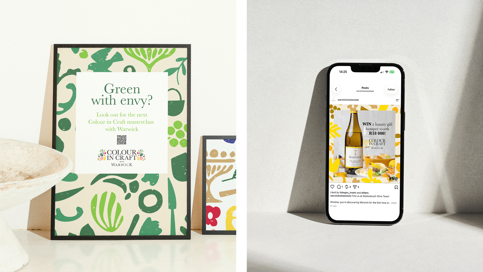 Animated Colour in Craft campaign and social media applications