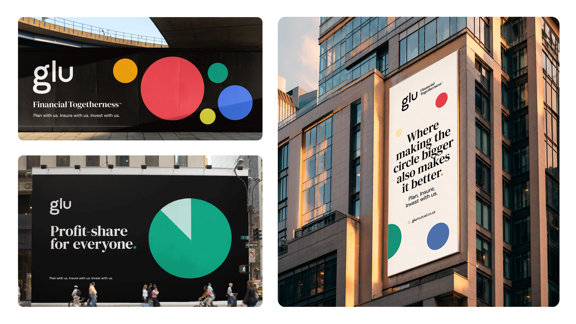 Animated glu out-of-home campaign applications